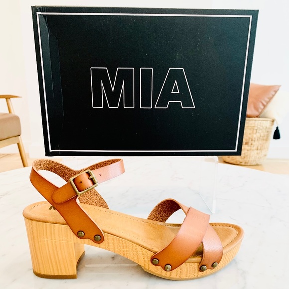 MIA Shoes - MIA Susan Platform Clog Sandal